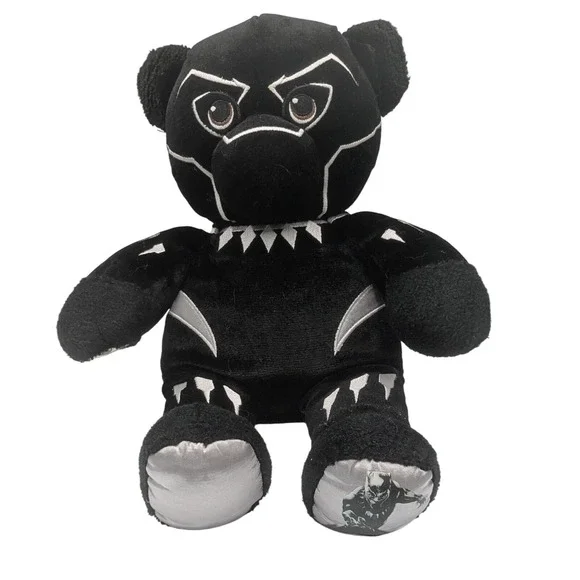 Build a Bear Marvel Black Panther Teddy Bear Plush Stuffed Animal‎ Toy - Picture 7 of 7